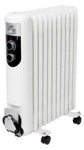 HOME FKOS 11 M elektromos olajradiátor, 800W/1200W/2000W, 11 tagú, fehér