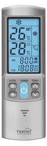 HOME URC 2000AC/SL univerzális légkondicionáló távirányító, 2000 működtető kód, 10000 típushoz, SMART elalvásmód, márka szerinti kézi beállítás