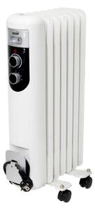 HOME FKOS 7 M elektromos olajradiátor, 600W/900W/1500W, 7 tagú, fehér