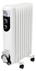 HOME FKOS 9 M elektromos olajradiátor, 800W/1200W/2000W, 9 tagú, fehér