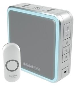 Honeywell Home DC915NG vezeték nélküli csengő, 200m hatótáv, 11 dallam, időzíthető némítás, LED jelzőfény, állítható hangerő, elemes tápellátás
