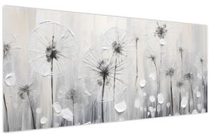 Kép - Pitypang, festés (120x50 cm)