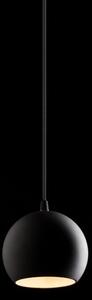COPA függő lámpa fekete üveg 230V E27 28W
