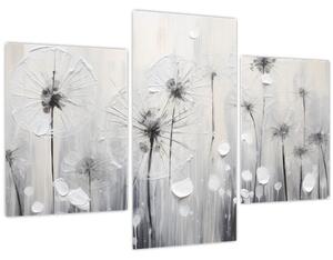 Kép - Pitypang, festés (90x60 cm)