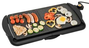 HOME HG GR 03 asztali grill, teljesítmény 2000 W, tapadásmentes felület, zsírgyűjtő fiók