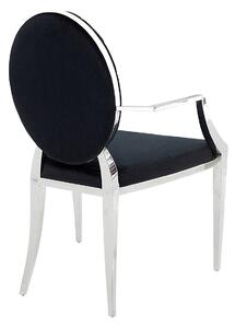 Stílusos szék Rococo kéztámlával