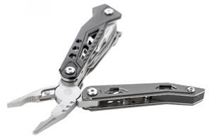 True Utility Handyone, TU181, 18 in 1, 7 cm penge, mágneses bitfej tartó, 9 féle bitfej, rozsdamentes acélváz, eluxált alumínium fogantyú