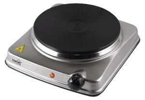 HOME HG R 03SS hordozható elektromos főzőlap, teljesítmény: 1500 W, ∅18 cm főzőfelület, rozsdamentes készülékház