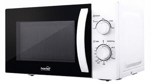 HOME HG MH 21 mikrohullámú sütő, 700 W, 20 literes, 5 fokozatban állítható teljesítmény, fehér