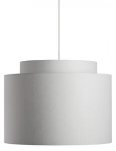 DOUBLE 40/30 lámpabúra Chintz világosszürke/fehér PVC max. 23W
