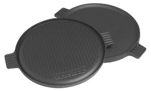 Barbecook BC-ACC-7087 zománcozott öntöttvas grill lap, kétoldalas, kerek, 35cm