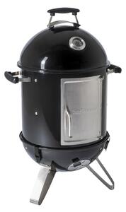 Barbecook BC-SMO-5017 Oskar S zománcozott füstölő és grill, fekete, átmérő 40cm