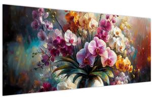 Kép - Virágváza II. (120x50 cm)