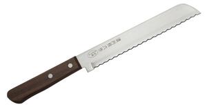 Satake 803-762 Tomoko japán kenyérvágó kés, 20 cm penge hossz, rozsdamentes acél, natúr fa markolat