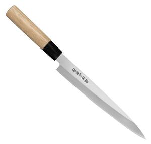 Satake 801-645 Megumi Yanagi / Sashimi japán konyhakés, rozsdamentes acél, 21 cm pengehossz, gumifa markolat