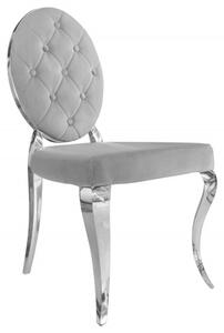 Modern Barock szék szürke