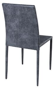 Stílusos szék Neapol / sötét szürke - antik
