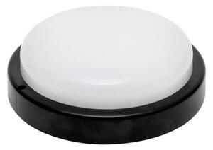 HOME RCC18LEDBK LED-es fali/mennyezeti lámpa, kör alakú, fekete, 18 W, 4000K, 1200 lumen, IP54, kül- és beltéri kivitel