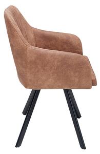 Stílusos szék Mallory vintage barna