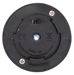 HOME MX843 napelemes kerti lámpa, fém, 1 db melegfehér LED, 24db/display, cserélhető AAA akkumulátor