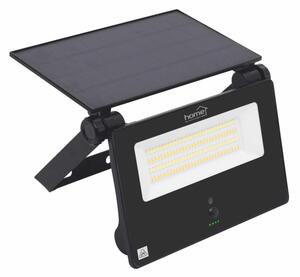 HOME FLP1801SOLAR napelemes LED reflektor, 80 db SMD LED, 1800 lumen, 3 féle színhőmérséklet, mozgásérzékelő, távirányító, IP65