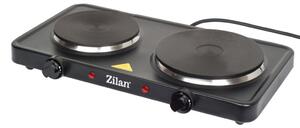 Zilan ZLN2181 elektromos főzőlap, 2500 W, 2 főzőlap, 2 db hőmérséklet szabályozó, fekete