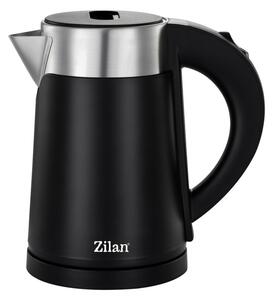 Zilan ZLN3387 vízforraló, 900 W, duplafalú, 0.8l, 360°-ban forgatható, rejtett fűtőszál, jelzőfény, fekete