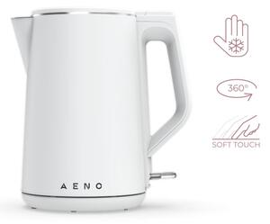 AENO AEK0002 EK2 vízforraló, 2200 W, 1.5 liter kapacitás, dupla falú, LED kijelzés, fehér