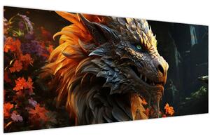 Kép - Sárkány (120x50 cm)