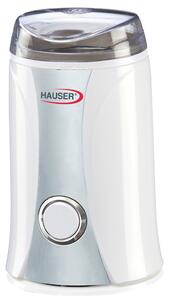 HAUSER G-732 daráló, 150 W, 50 g kapacitás, kábeltartó, rozsdamentes acél kés, fehér színű