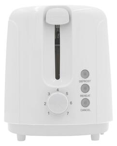 HAUSER T-232 kenyérpirító, 700 W, 2 szeletes, fokozatmentes pirítás, fehér színű
