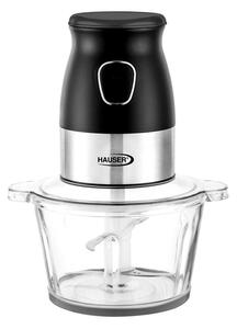 HAUSER BC-326B turmixgép, aprító, daráló, 300 W, 3in1 funkció, 4 késes, fekete, hálózati tápellátás