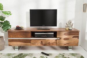 Luxus TV asztal Massive S 160 cm sheesham - raktáron