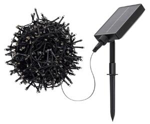 HOME SLC240WW napelemes fényfüzér, 240db melegfehér LED, 6 méter, 8 program, kül- és beltéri kivitel