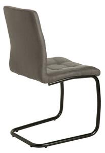 Stílusos szánkótalpas szék Moderna, szürke