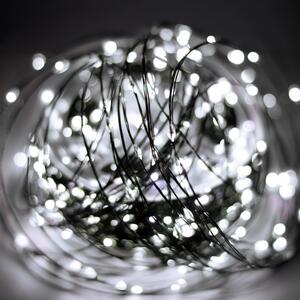 HOME ML1000WH micro LED-es fényfüzér, 1000db hidegfehér micro LED, 50 méter, 8 program, időzítő, távirányító, adapteres tápellátás, kül- és beltéri kivitel