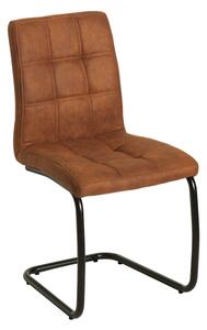 Stílusos szánkótalpas szék Moderna, világos barna