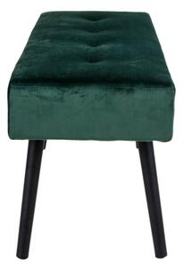 Stílusos ülőpad Elaina, zöld bársony