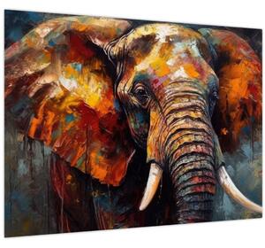 Kép - Egy elefánt festése (70x50 cm)
