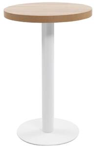 Világosbarna MDF bisztróasztal 50 cm