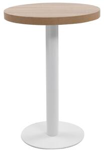 Világosbarna MDF bisztróasztal 60 cm