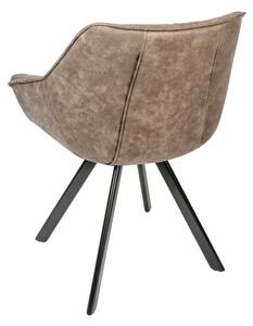 Stílusos szék Kiara szürkés barna, taupe