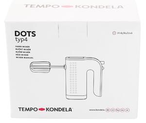 TEMPO-KONDELA DOTS TYP 4, kézi mixer, rózsaszín, műanyag/fém