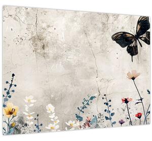 Kép - Meadow betonban (70x50 cm)