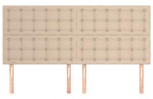 VidaXL 4 db cappuccino színű műbőr fejtámla 90 x 5 x 78/88 cm