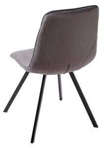 Stílusos szék Holland sötétszürke bársony