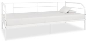 Fehér fém kanapéágy-keret 90 x 200 cm