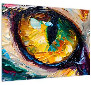 Kép - Macskaszem festmény (70x50 cm)
