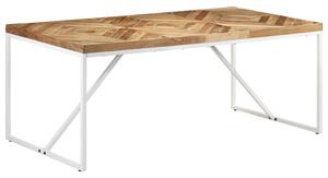 Tömör akácfa és mangófa étkezőasztal 180 x 90 x 76 cm