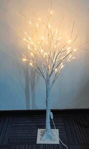 TEMPO-KONDELA WHITE BIRCH, LED karácsonyi fa, nyírfa, 150 cm